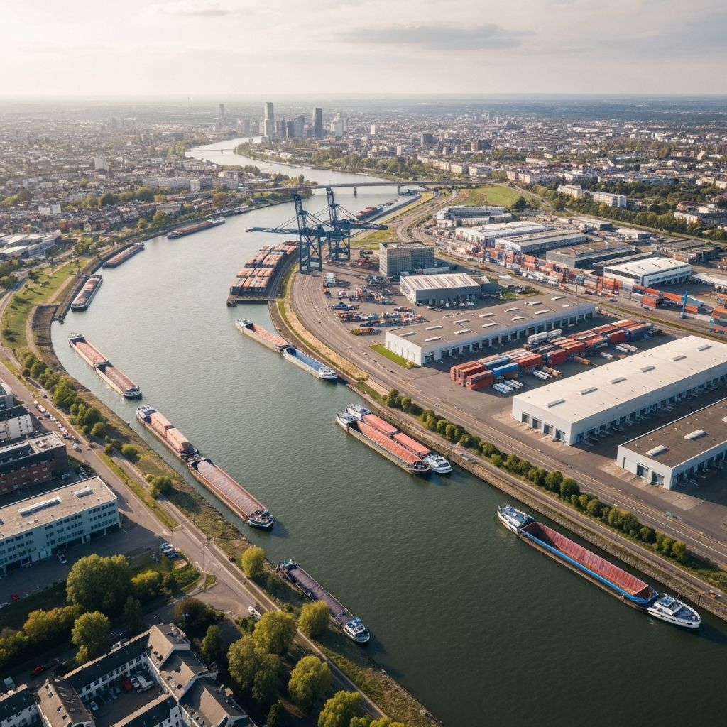Frankfurt Port logistics hub