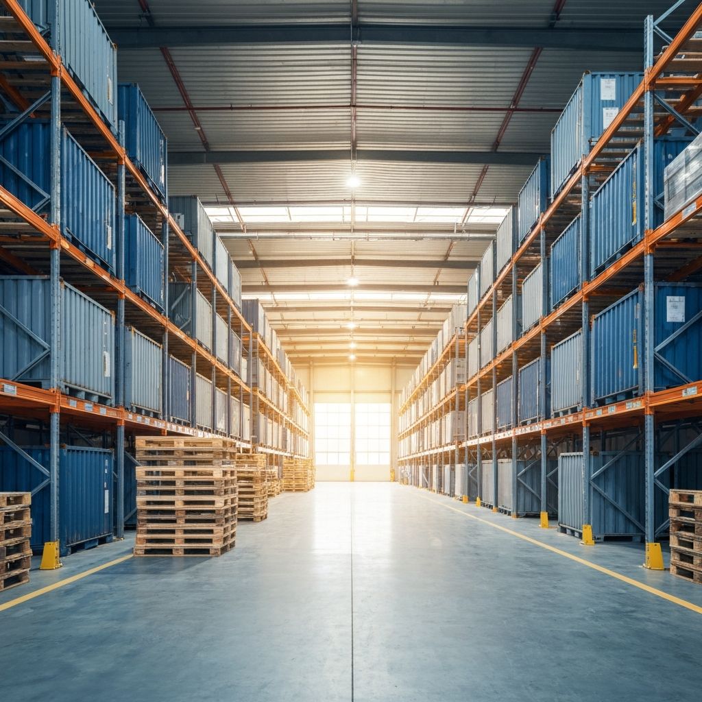 Modern logistics warehouse